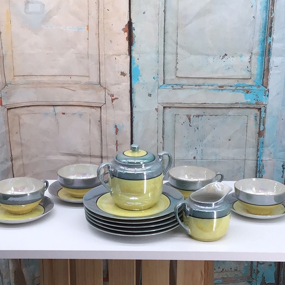 Lusterware Other - Lusterware Takito Ti Green/yellow